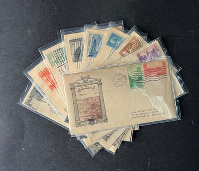 #ad National Parks Farley FDC set 1934 740 749 ZAYIX $155.95