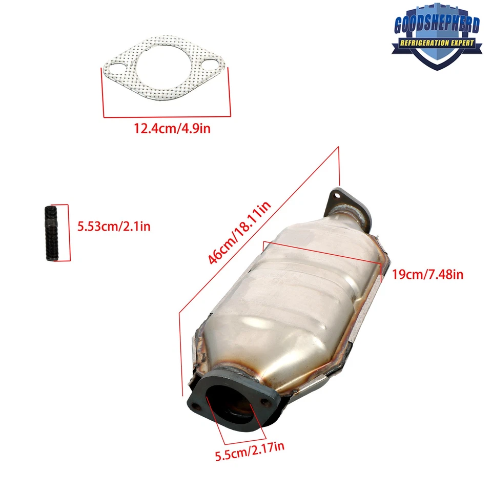 For Hyundai Tucson 2005 2006-2009 V6 2.7L Rear Catalytic Converter Direct Fit - Image 4 of 4