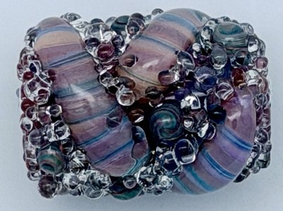 Large Handmade Artisan Lampwork Glass Focal Bead Must See Jewelry Making