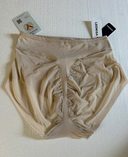 Leonisa Seamless Stretch Shapewear Brief Beige L Moderate Waist/Abdomen