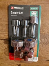 PARKSIDE SANDER SET 30 PIECE FOR ROUND SHANK DREMEL ETC