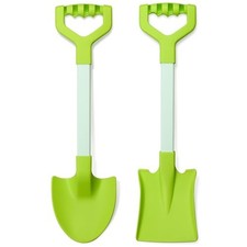 20 Long Sand Beach Shovels for Kids Heavy Duty Plastic Sand Scoops