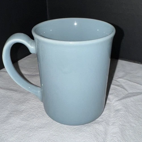CORELLE CORNING BLUE LILY COFFEE MUGS CUPS 3 7/8" Set Of 4