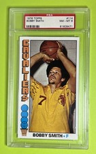 1976 TOPPS BASKETBALL #114 BOBBY SMITH PSA 8