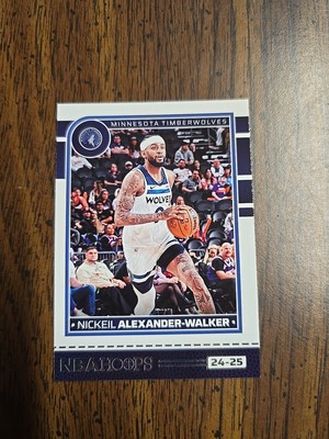 2024-25 Panini NBA Hoops Nickeil Alexander-Walker #198 Minnesota Timberwolves