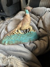 Vintage Pheasant Door Stopper. Game birds ,country sports,shooting gift. 