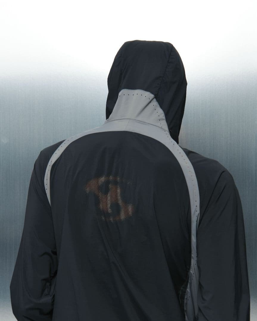 SANSAN GEAR Running Jacket S Athletic Outdoor Streetwear Black Used image 6