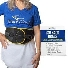VertebrAlign LSO Lumbar Back Brace LSO0648 L0631 Pain Relief and Support for