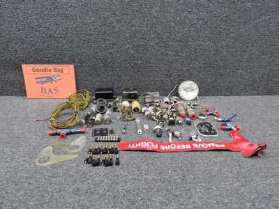 Piper PA-23-150 Goodie Bag with Cables, Resistors, Regulators, Switches, Etc