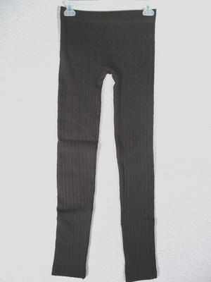 Rue 21 Womens Juniors Leggins SM/MED Dark Brown Mid Waist