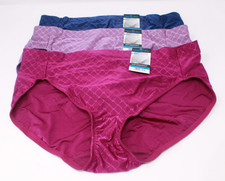 Vtg Vanity Fair Panties Soft Essentials Brief Nylon Spandex - sz 9/2xl Set of 3