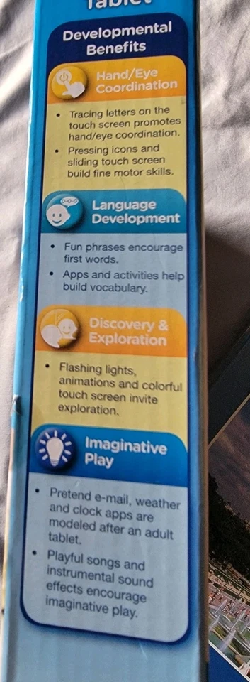 vtech Light-Up Baby Touch Tablet Learning Toy for Baby Blue 9-36 Months Boy Girl - Image 4 of 4