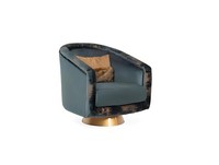 Luxus Stuhl Design Sessel Runde Couch Sofa Einsitzer MöBel Kanzlei Praxis
