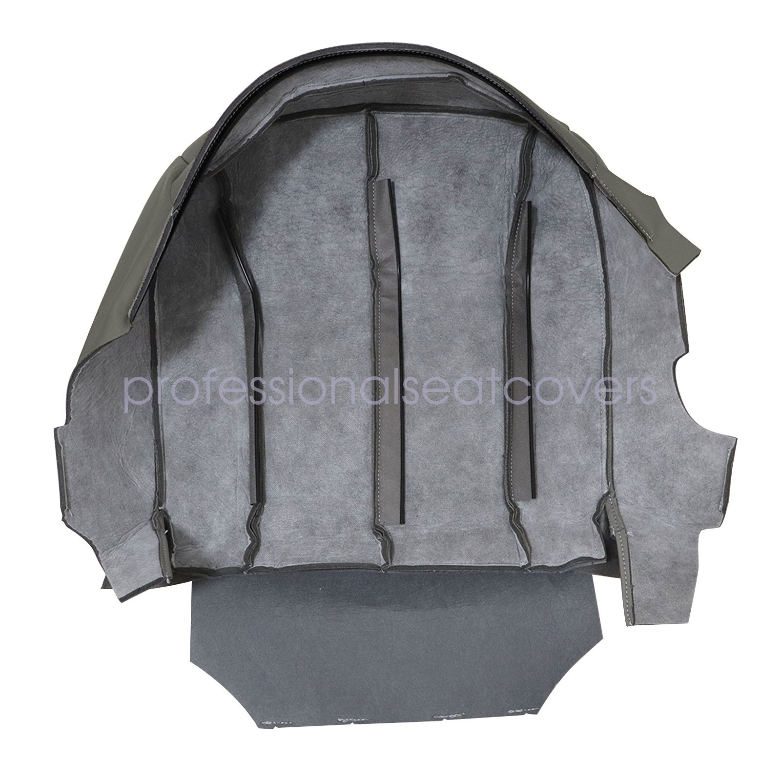 Driver Bottom & Back Leather Seat Cover Gray 2007-2011 Fits Toyota Camry LE XLE