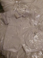 infant BOYS white CHRISTENING /BAPTISM OUTFIT NEW size 6 months