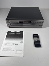 Vintage JVC XL-F207TN Compact 5 Disc Automatic Changer w Remote Manual Tested