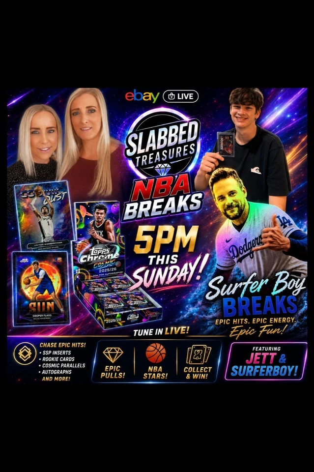 🚨SLABBED SUNDAY NBA BREAKS FEAT JETT🚀 & SURFRER🏄🏼‍♂️