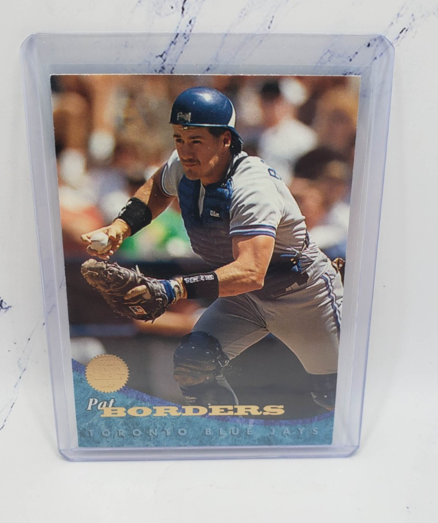 1994 Leaf Pat Borders Toronto Blue Jays #179