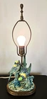 Vintage Stangl Pottery Double Parakeets Original Lamp 19 3/4"