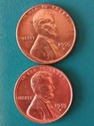 1955-S,D Lincoln Wheat Back BRILLIANT RED UNCIRCULATED see Pics Nice Coin 2-lot