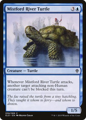 turtle final fantasy mtg Mistford River Turtle [Throne of Eldraine] Magic MTG