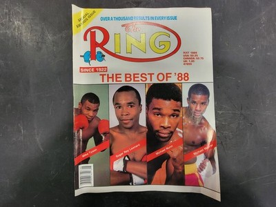 The Ring May 1989 Magazine The Best of '88 Tyson/Leonard/Nunn/Moorer   Office