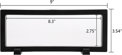 6 PCS 3D Floating Display Case, Coins Display Stand Holder for