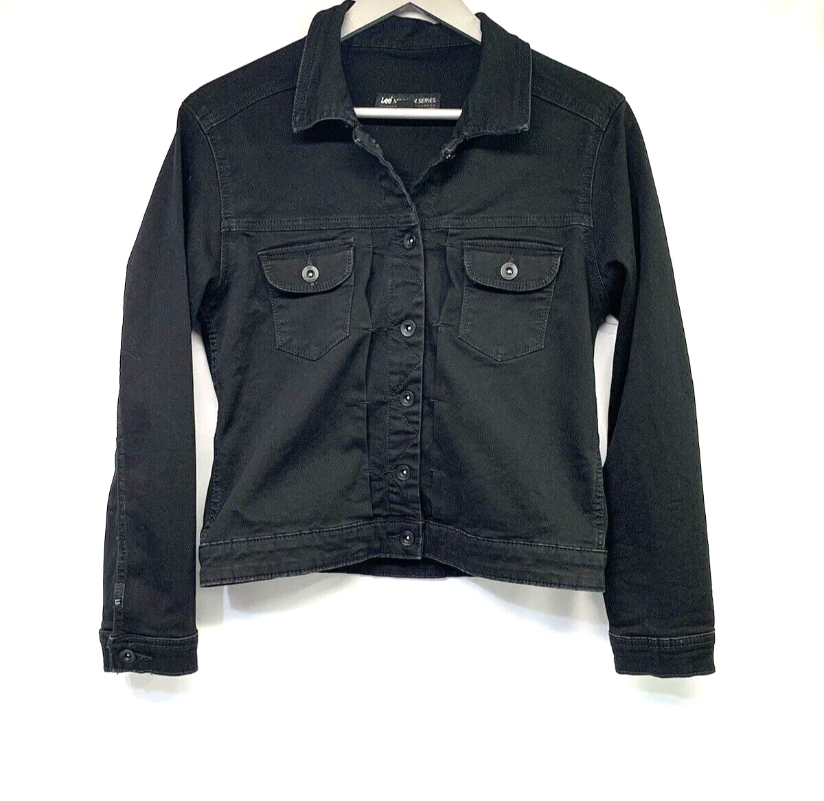Lee black denim jacket cheap