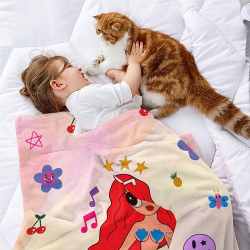 Karol G Decke Weichbett Sofa Couch Überwurf Kuschelig Leicht Geburtstag Geschenk für Kinder - Bild 2 von 14