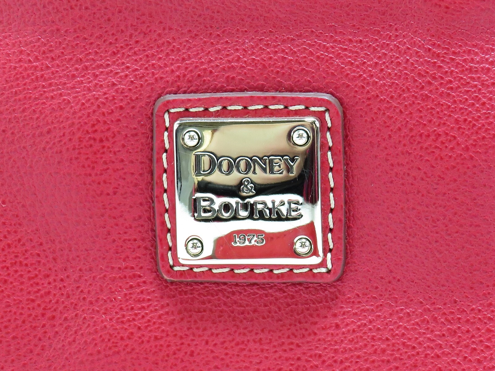 DOONEY BOURKE RECTANGULAR SHOULDER HANDBAG RED/PI… - image 2