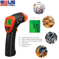 Digital Infrared Thermometer 16:1 Temperature Gun Laser IR Cooking -50 to 700