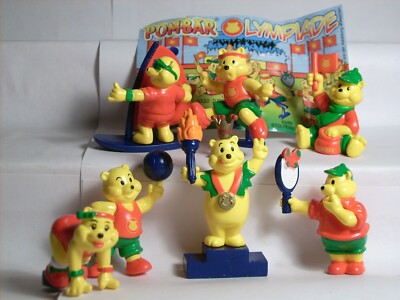 (1737) RAR!! Komplettsatz POM - BÄR OLYMPIADE von WOLF BERGSTRASSE