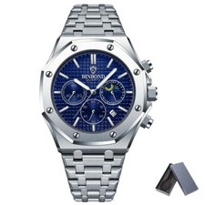 High Quality Men's Watch AP Homage Quartz Waterproof Chronograph Stainless Steel
