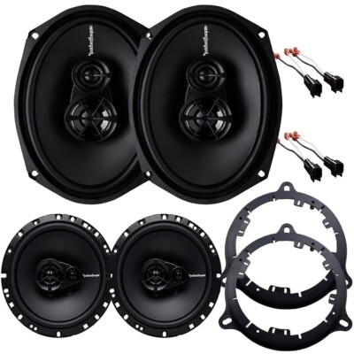 Rockford Fosgate Front & Rear Door Speaker Package for 2004-2015