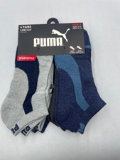 Puma Men's low cut No Show socks 6 pair multicolor