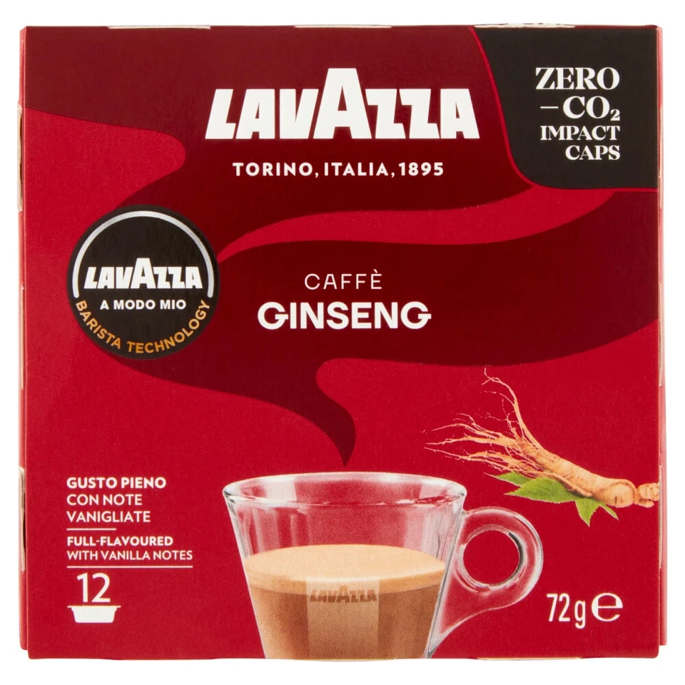 120 KAPSELN KAFFEE LAVAZZA A MODO MIO GINSENG ITALIENISCHER ESPRESSO KAFFEE - Bild 2 von 4