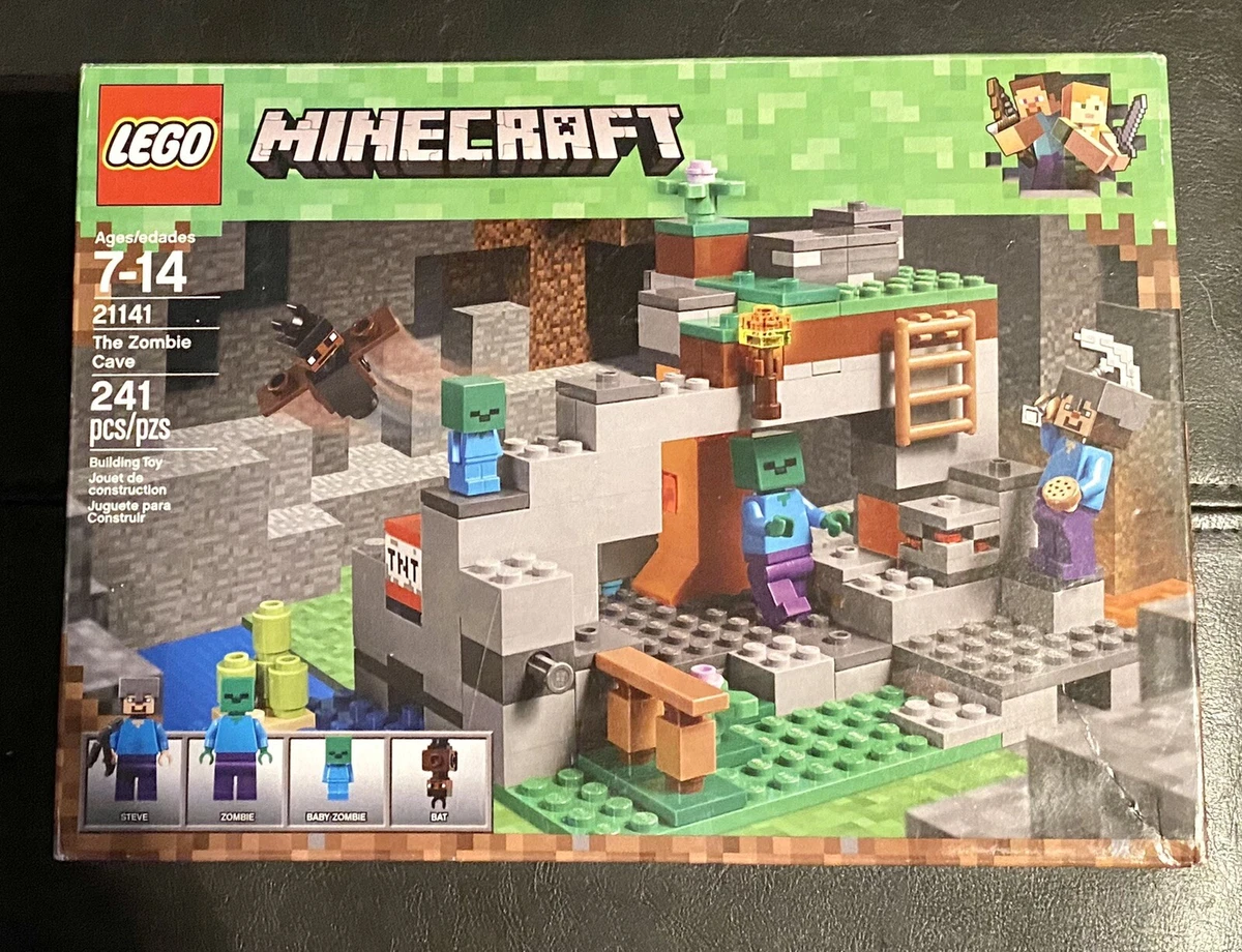 Lego minecraft the zombie cave 21141 building kit for creative play sale