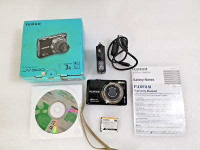 Fujifilm FinePix JV Series JV500 14.0MP Digital Camera Black