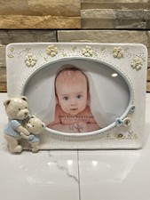 LENOX BABY BEAR BLUE 5  X 7  PICTURE FRAME BRAND NEW, MSRP 40.00