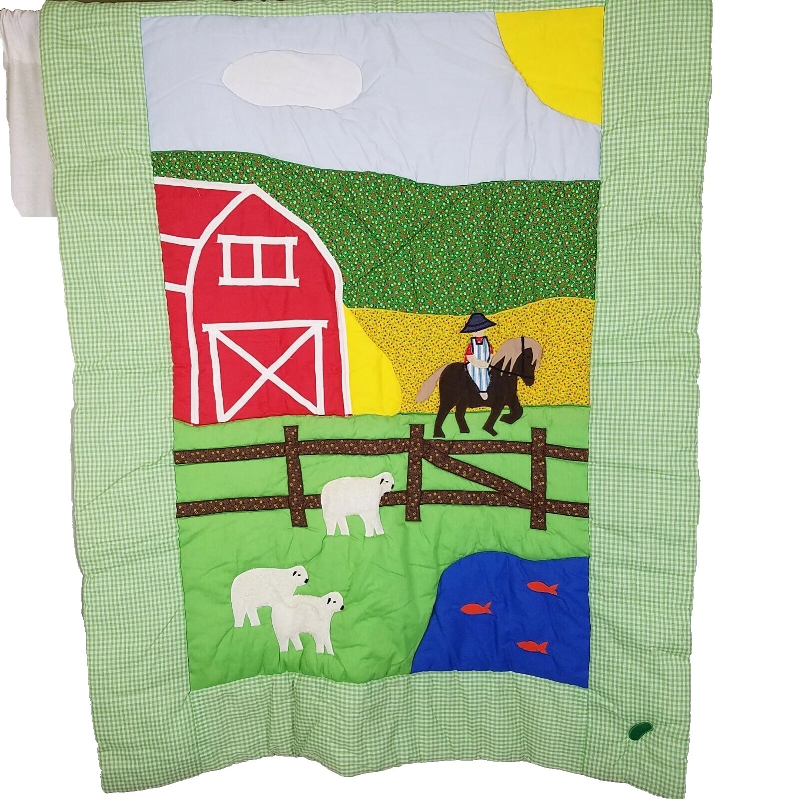 Farm Mezcla Algodón Niños Bebés Ropa de cama de vivero