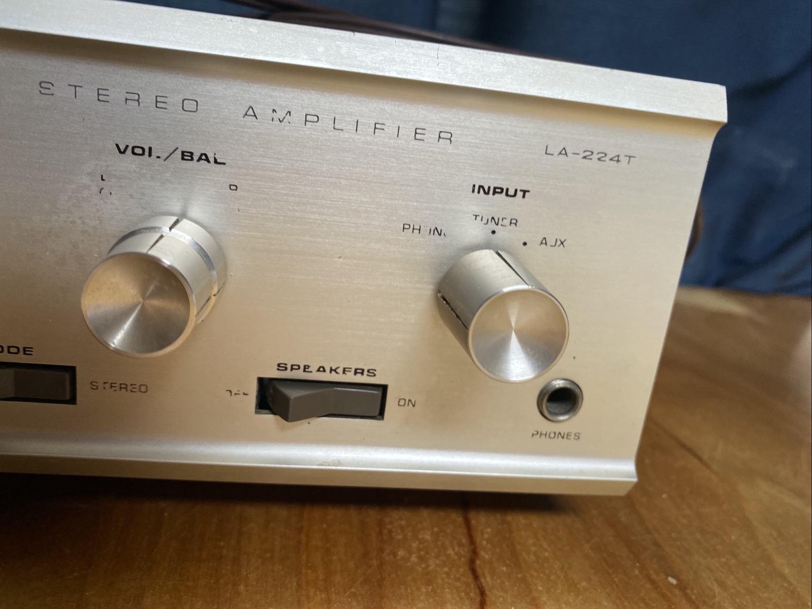 Vintage Lafayette Solid State Stereo Amplifier LA224T. Tested And