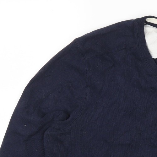 TU Mens Blue Cotton Blend Sweatshirt Size XL - Picture 5 of 12
