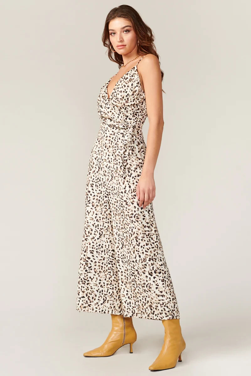 Adelyn Rae BABEL SIDE TIE WIDE LEG JUMPSUIT