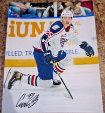 MAX CURRAN SIGNED 8X10 MATTE PHOTO COLORADO AVALANCHE TRI-CITY AMERICANS (D)