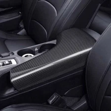 Dry Carbon Fiber Console Armrest Box Panel Cover for Chevrolet Camaro 2016-2024