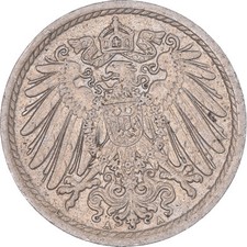 #1334998 M&uuml;nze, Deutschland, 5 Pfennig, 1905