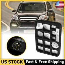 For Mercedes Benz E C-Class GLK Car Door Armrest Window Switch Button Cover Trim