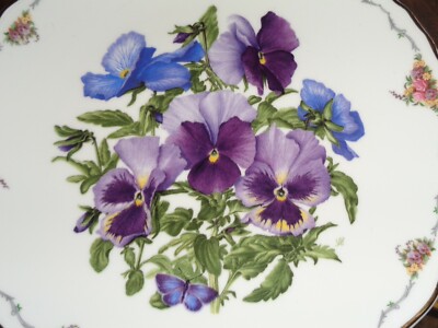 Royal Albert Sammler Teller Stiefmütterchen - Die Königin Mütter Lieblingsblumen