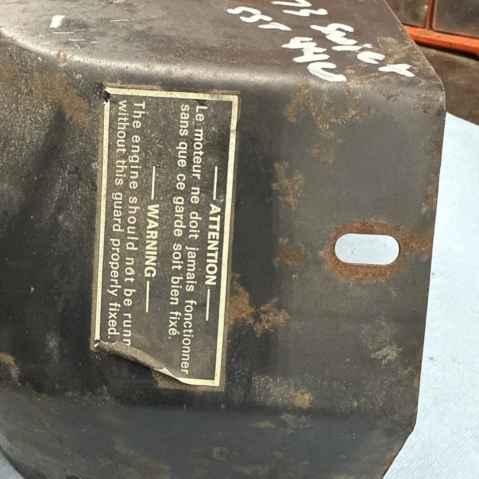 Sno-jet Sno Jet SST 440 433 1973 cubierta de embrague principal de moto de nieve de colección Foto 2 de 4