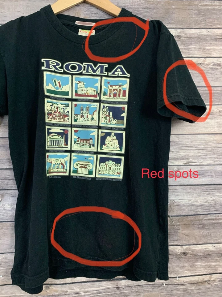 Vintage Top Line Lemon Collection Roma T-shirt (Size: S) - Image 2 of 4